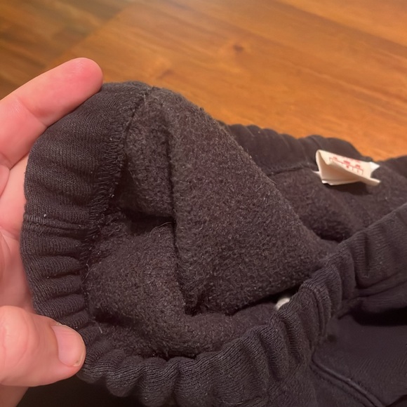 Champion Fleece Black Sweatpants Medium Men’s - Picture 4 of 5